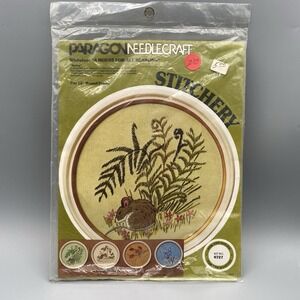 Vtg 1978 Paragon Needlecraft Stichery Kit A Mouse For All Seasons SPRING 0727